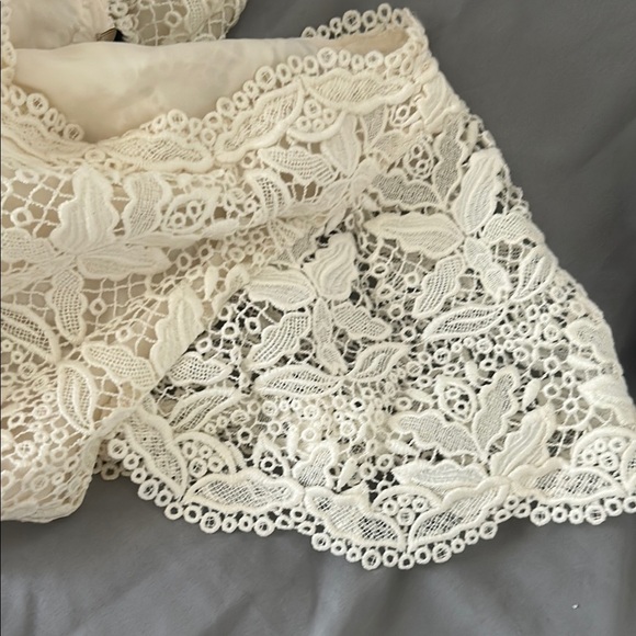 Emilio Pucci Cream White Lace One-Shoulder Mini Dress - Picture 5 of 15